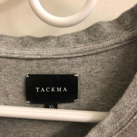 Tackma longline heavy weight tshirt - Picture 3 of 4